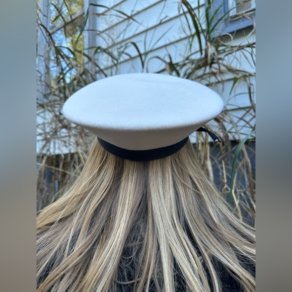 Ernie Vintage Ivory Wool Beret with Tags! - Picture 2 of 6